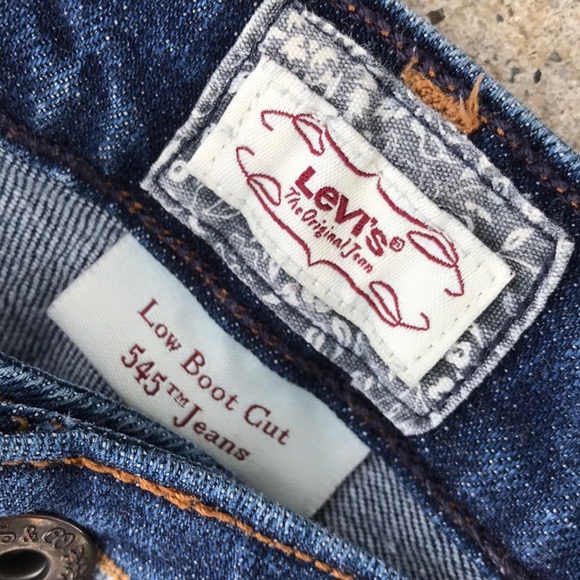 Size 8 Levi’s 545 Low Bootcut Jeans - Picture 3 of 6